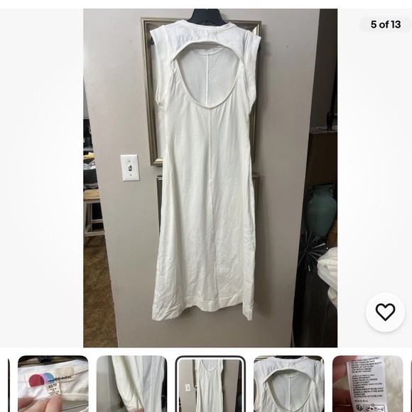 FREE PEOPLE FP BEACH Simone Maxi Exposed Back Dress Size Small NWOT XS/S - Picture 5 of 12